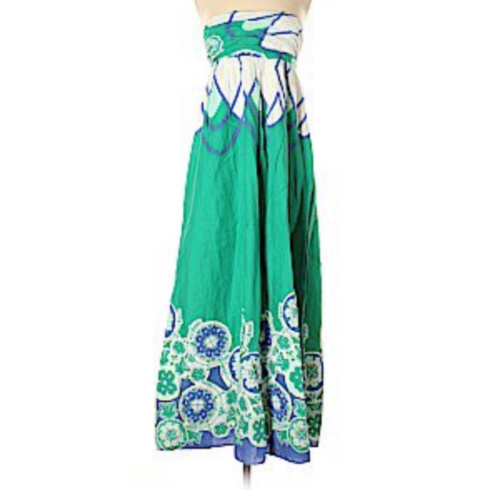 Anthropologie Moulinette Souers strapless dress